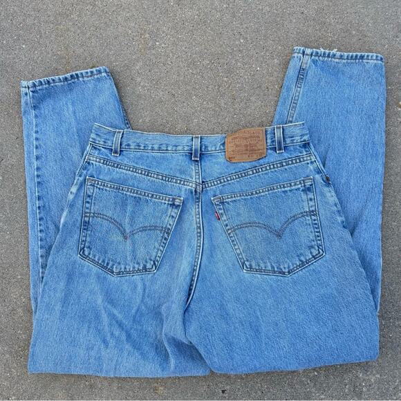 Vintage Y2K Levi’s 560 Loose Fit Tapered Leg Blue Denim Jeans 36x32 - Picture 1 of 11